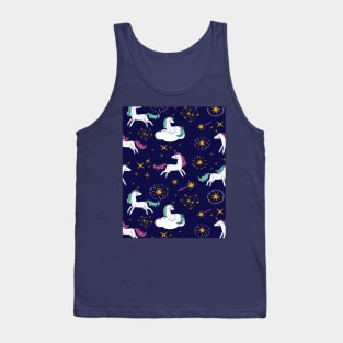 Unicorn Pattern Tank Top